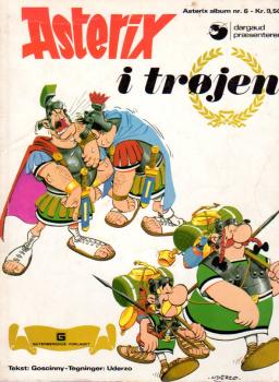 Asterix dänisch Nr. 6  - ASTERIX i Trojen- 1974 - gebraucht